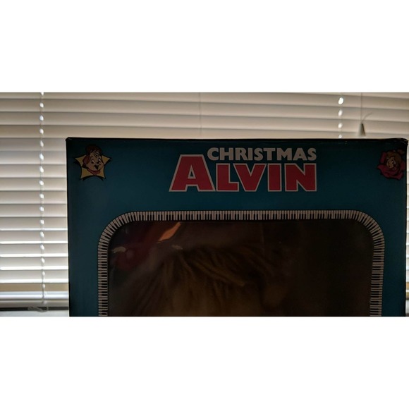 Vintage Alvin and the Chipmunks Christmas Stuffed Plush with Original Box RARE! - Picture 12 of 13